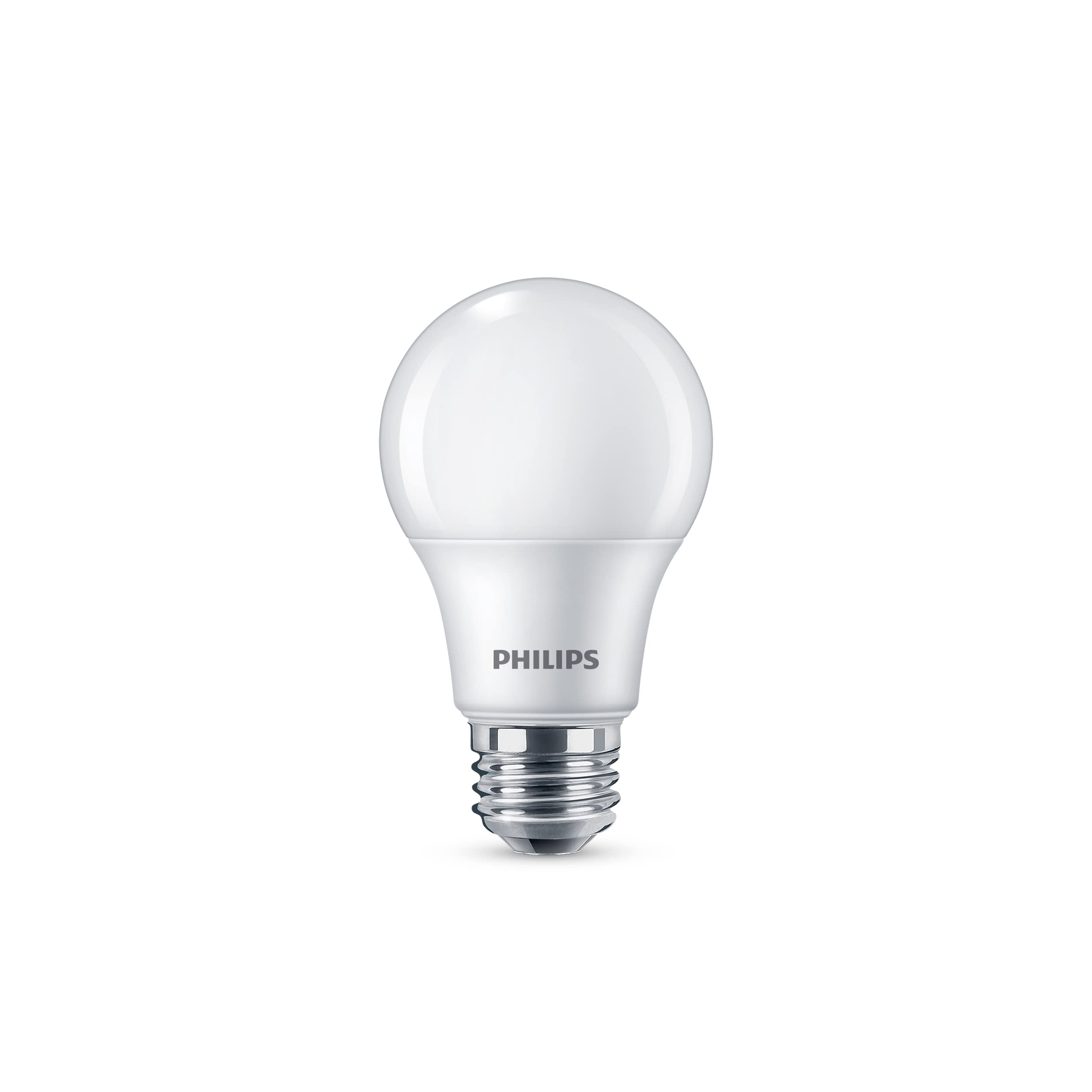 PHILIPS LED Basic Frosted Non-Dimmable A19 Light Bulb - EyeComfort Technology - 1000 Lumen - Daylight (5000K) - 10W=75W - E26 Base - Indoor - 8-Pack