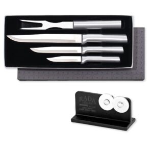 rada prepare then carve carving knife gift set with knife sharpener