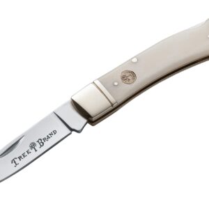 Boker Lockback 2.95 Inch Pocket Knife, Smooth White Bone, Traditional Series 2.0, Made in Germany