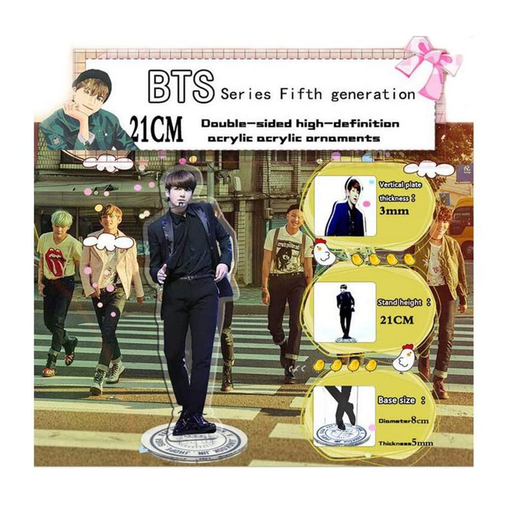 Kpop Star Acrylic Toy Double-side Photo Desk Stand for Desk Decoration Party Decoration (RM)