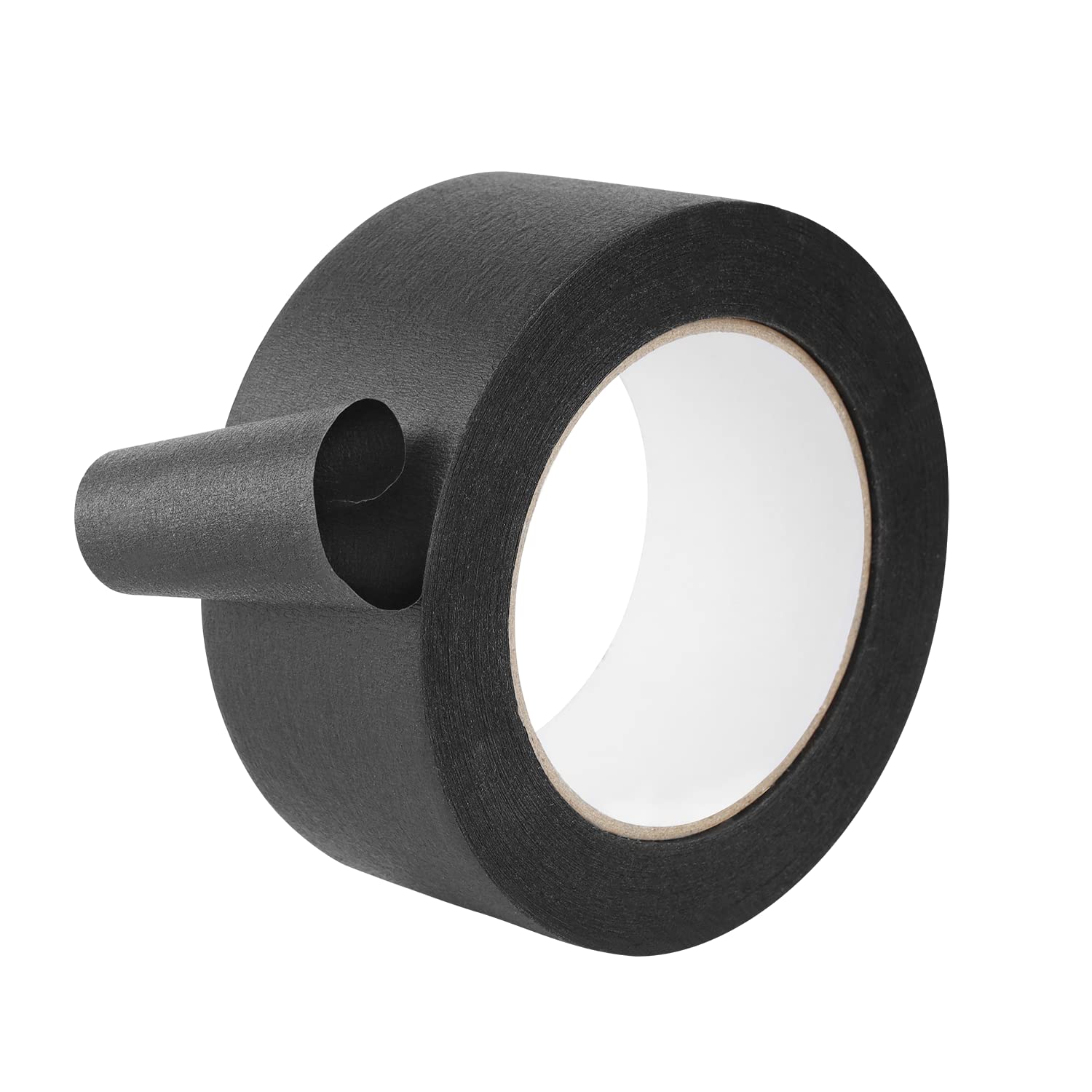 Lichamp Wide Black Painters Tape 2 inch, 1pc Medium Adhesive Black Masking Tape, 1.95 inches x 55 Yards