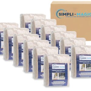 Simpli-Magic 79196C Case of Canvas Drop Cloth (Size: 6' x 9') -12 Pack, Natural