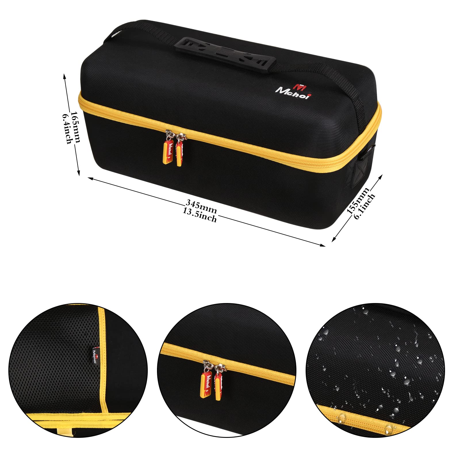 Mchoi Hard Portable Case Compatible with DEWALT 20V MAX Angle Grinder Tool (DCG413B), Case Only