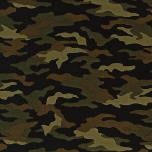 Camouflage Fabric by The Yard, Nylon Spandex Fabric by The Yard|Floral Fabric Lycra Elastane Jersey | 4 Way Stretch Knit Material Soft Smooth | Quilting Sewing Patchwork Fabric for DIY (A)