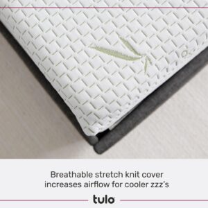 Tulo 12" Medium-Plush Memory Foam Bamboo Pressure Relief Mattress in a Box | Twin XL Size