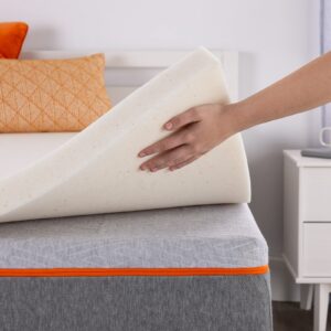 Craft & Trade CopperGel Cooling Pressure-Relieving Memory Foam Mattress Topper, 2-Inch, Full