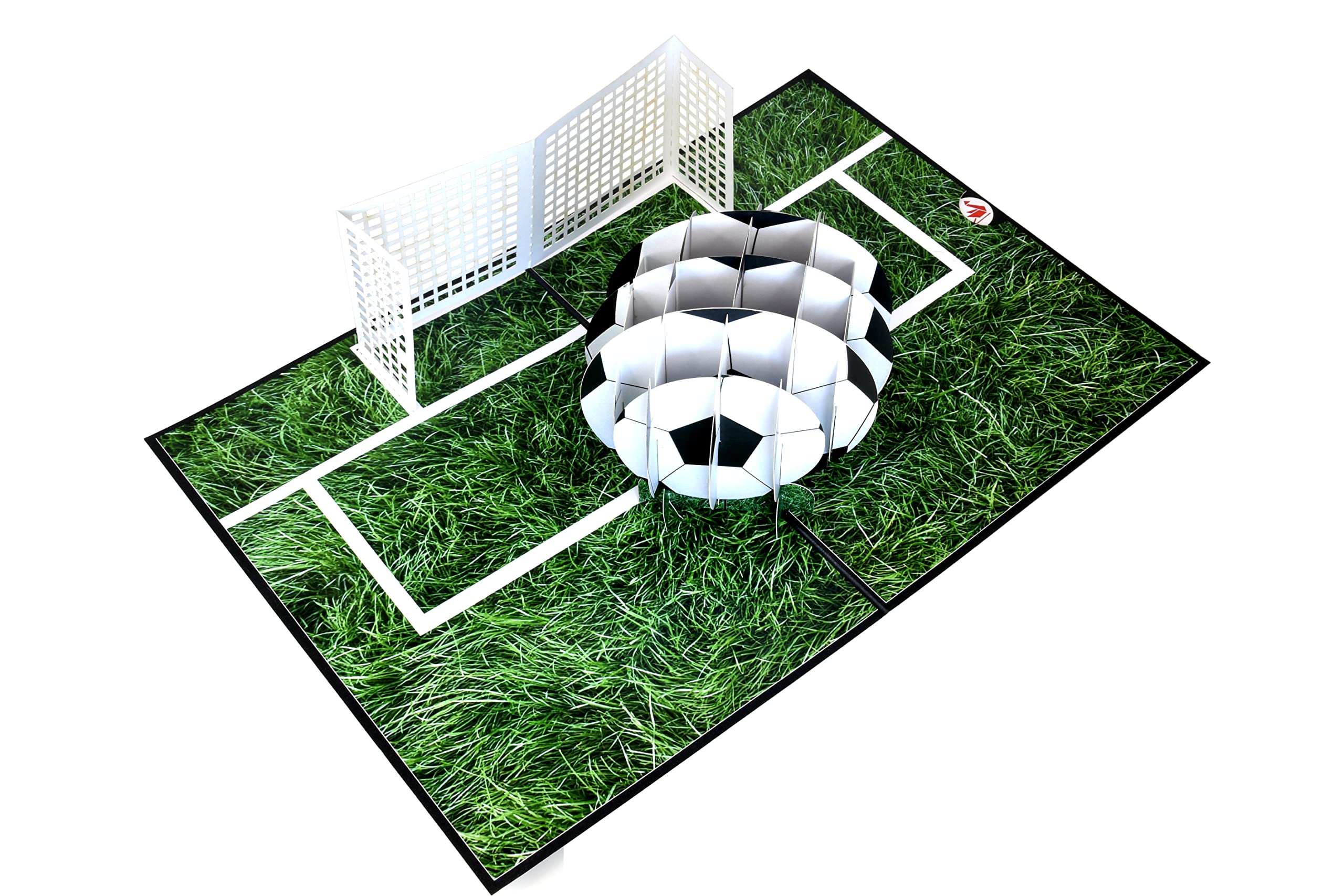 Soccer Pop Up Birthday Card, 3D Greeting Card, Congratulations Card for Sports Fan, Soccer Team