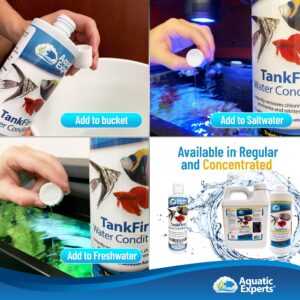 TankFirst Complete Aquarium Water Conditioner - Fish Water Conditioner, Instantly Removes Chlorine, Chloramines, and detoxifies Ammonia from Fish Tank (TankFirst Regular, 250 ml)