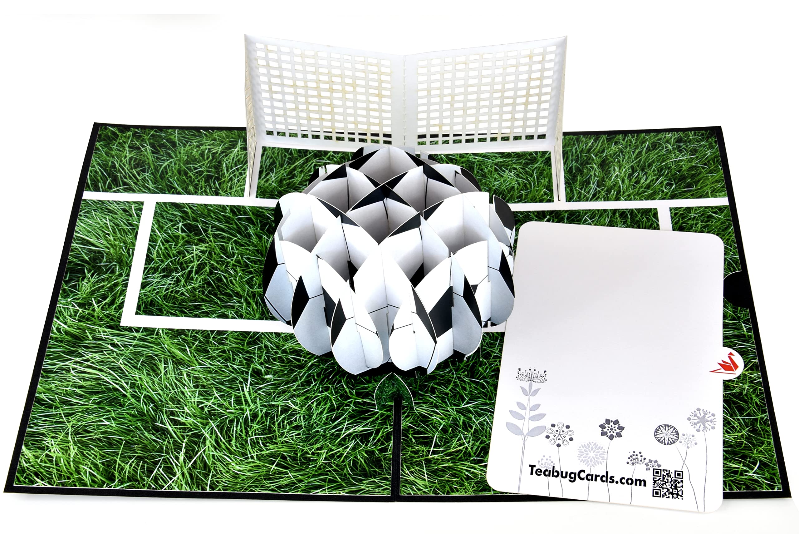 Soccer Pop Up Birthday Card, 3D Greeting Card, Congratulations Card for Sports Fan, Soccer Team