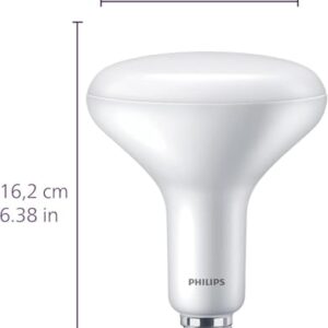 Philips LED BR40 Ultra Definition Frosted Dimmable LED Light Bulbs - Flicker-Free 65w Light Bulbs with EyeComfort Technology - Soft White 2700K Lightbulb - 800 Lumen - E26 Base - 4 Pack