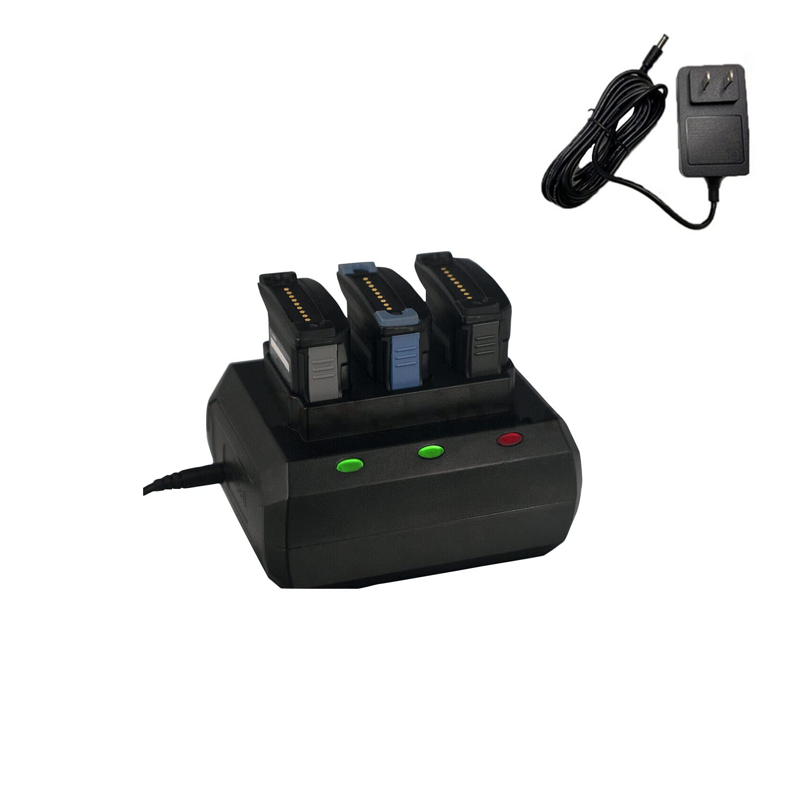 3-Slot Battery Charger Cradle with Adapter for Zebra MC9300 MC930B-G