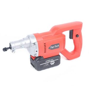 21V Electric Concrete Vibrators Cordless Concrete Vibrator Surface Power Trowel Vibrator Leveling Tool Concrete Tools Cement Screed Flattening Machine with 59"Screed Blade Rulder