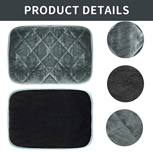 AUPETEK Self-Warming Cat Bed Indoor/Outdoor Super Soft Self Heating Pet Mat Washable Thermal Pad for Cat & Dog 21x15.7 inch