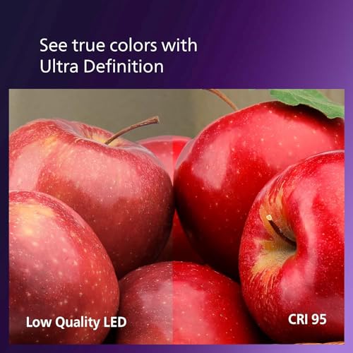 Philips LED BR40 Ultra Definition Frosted Dimmable LED Light Bulbs - Flicker-Free 65w Light Bulbs with EyeComfort Technology - Soft White 2700K Lightbulb - 800 Lumen - E26 Base - 4 Pack