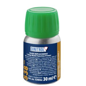 DINITROL 538 PLUS black 30ml Glass and Pinchweld Primer Bottle with Daubers