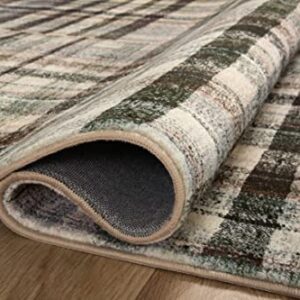 Loloi Chris Loves Julia Humphrey Collection HUM-03 Forest/Multi 7'-3'' x 9'-3'' .38" Pile Height, Area Rug feat. CloudPile