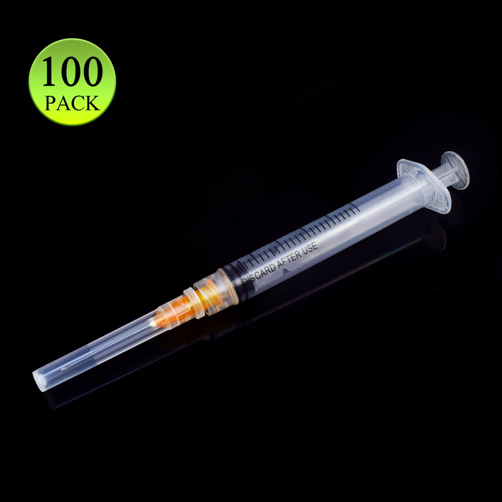 20Pack 2.5ml Syringes with 25 Gauge 1 Inch Needle for Industrial, Scientific Labs, Liquid Dispensing, Oil or Glue Applicator, Individually Wrapped