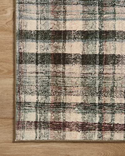 Loloi Chris Loves Julia Humphrey Collection HUM-03 Forest/Multi 7'-3'' x 9'-3'' .38" Pile Height, Area Rug feat. CloudPile