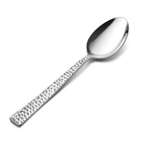 Hammered 12-Pieces Teaspoons, HaWare Stainless Steel 6.7 Small Spoons, Classic Elegant Design, Mirror Polished, Dishwasher Safe