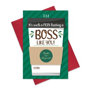 ogeby funny boss’s day card gifts for boss women men, cute boss day card for him her, boss birthday card gifts, boss appreciation card from employee staff