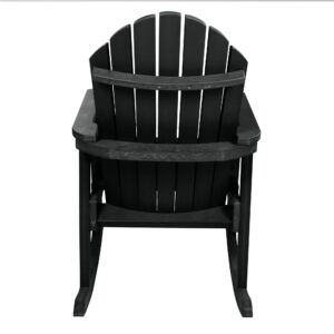 Highwood AD-RKCH6-BKE Hamilton Rocking Chair, Black