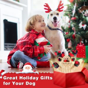 HUMLANJ Turkey Dog Toy Thanksgiving Plush Toys for Aggressive Chewers Durable Interactive Dog Squeaky Chew Toys Puppy Stuffed Toys Small Medium Large Dogs