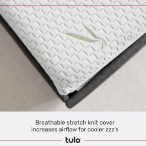 Tulo 10" Medium-Plush Memory Foam Bamboo Pressure Relief Mattress in a Box | Twin XL Size