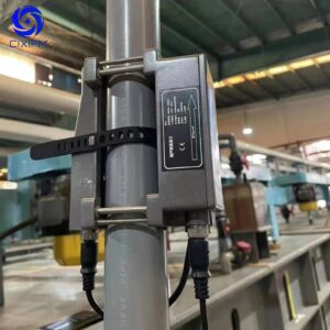 CIXIFM Ultrasonic Flow Meter Clamp On Digital Water Flow Meter Pipe Flow Sensor Measure Direct Flow Measurement Chemical Liquid Industrial-Grade Fuel Crude Oil Flowmeter DN15-DN40 4-20mA RS485