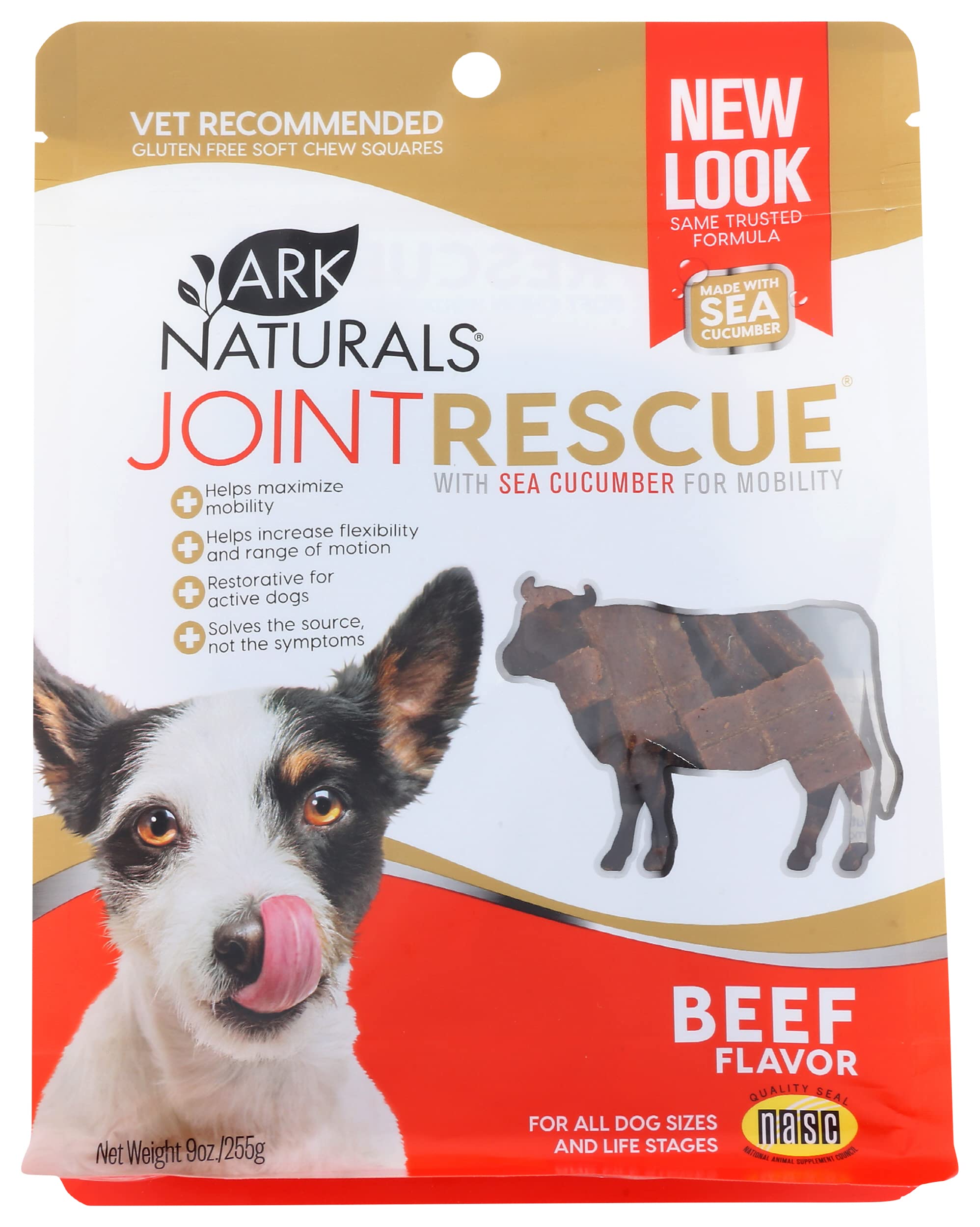 Ark Naturals Sea Mobility Joint Rescue Beef Jerky for Dogs 9 oz Pack of 1