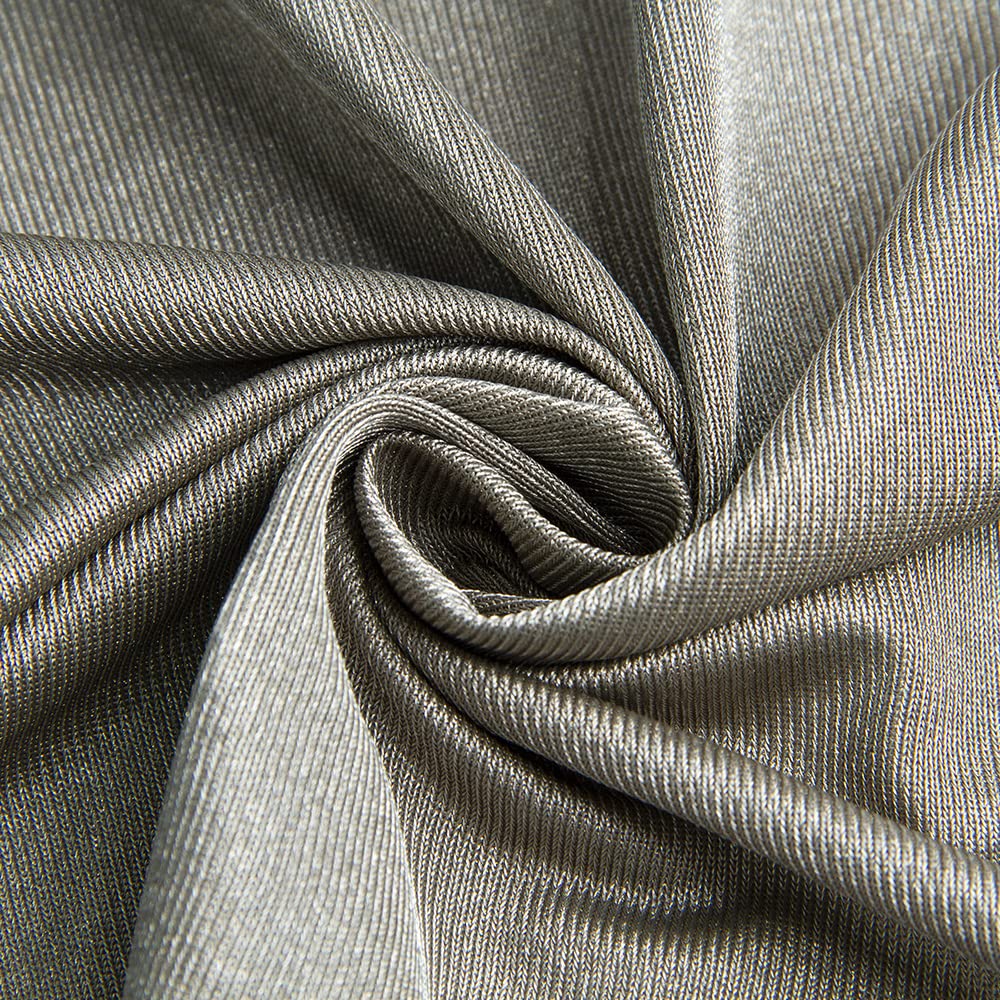 100% Pure Silver Fiber Knitting Fabric Conductive EMF/RFID/EMI/RF Anti Radiation Electro Conductive Fabric for Maternity Dress (0.5MX1.5M)