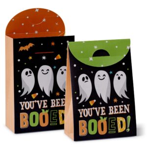 big dot of happiness you've been booed - halloween decorations - treat box party favors - halloween goodie boxes - halloween treat box - ghost party favor box- fall party favor box - set of 12