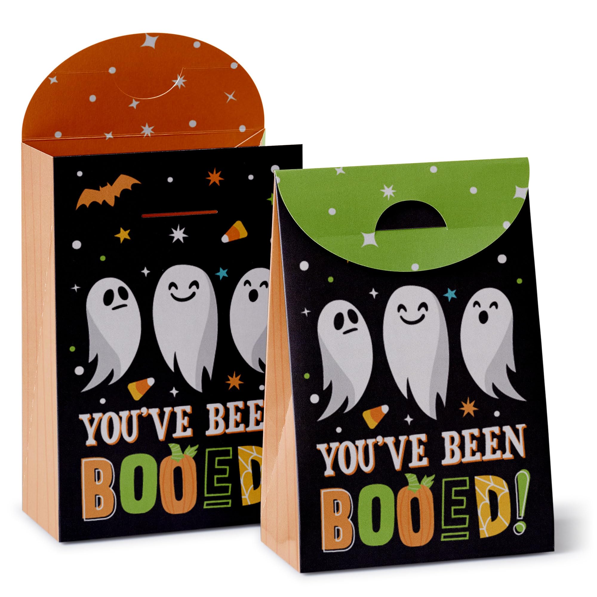 Big Dot of Happiness You've Been Booed - Halloween Decorations - Treat Box Party Favors - Halloween Goodie Boxes - Halloween Treat Box - Ghost Party Favor Box- Fall Party Favor Box - Set of 12