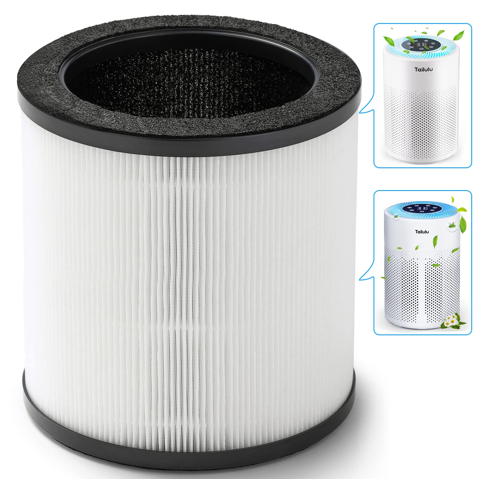 Air Purifier Filter for Tailulu 160 Air Purifier, 3-in-1 True H13 HEPA Filter, 1 Pack