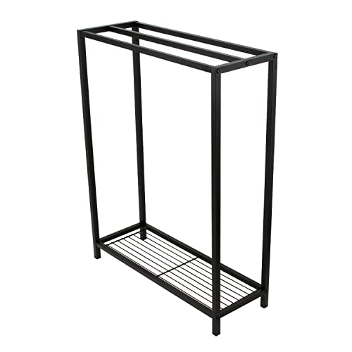 Kingston Brass SCC8350 Edenscape Freestanding Iron Towel-Rack, Matte Black 24.63 x 8.88 x 31.75