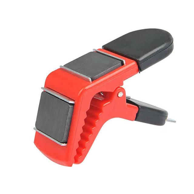 2 Paint Can Opener Clip With Magnet/ Paint Brush Holder (RED)