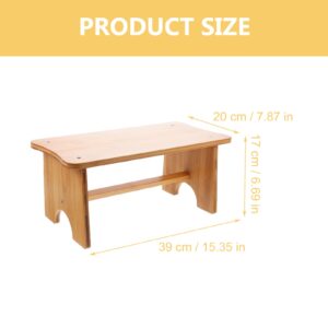 Footstool Stepping Stool Foot Stool Chairs for Kids Childs Chair Under Desk Footrest Step 2 Water Table Foot Rest Foot Support Tool Non-slip Step Stool Potty Chair Wooden Stool