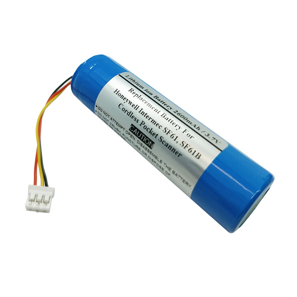 STARTONG 2600mAh 3.7V Replacement Battery for Honeywell Intermec SF61, SF61B Cordless Pocket Scanner, 1016AB01, 5711783259886, 8507600090, SF61-BAT-001