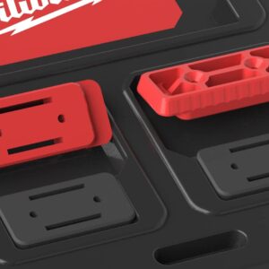 NyVoozy(20pcs-Red Feet Mounting System,Mounting Feet for Milwaukee Packout, Mounting Feet for Milwaukee Packout System