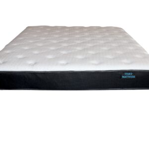 Triad Mattress Elite 8 inch Queen (60x80) Graphite Memory Foam, Cool Gel Foam, Glacier Cooling Stretch Cover, Medium Firm Support, for RV and Campers. Made in The USA