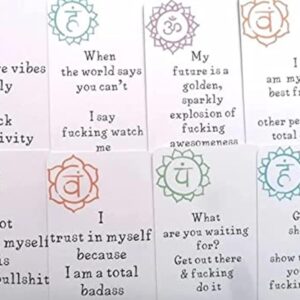 16pcs Funny Affirmation Card Gift - Positivity Affirmation Cards | Daily Affirmation Cards Motivational Phrase | Affirmation Cards Set | Positive Affirmations Cards | Birthday Cards for self Friends