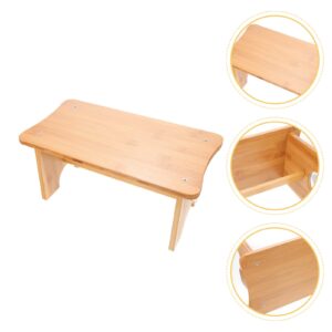 Footstool Stepping Stool Foot Stool Chairs for Kids Childs Chair Under Desk Footrest Step 2 Water Table Foot Rest Foot Support Tool Non-slip Step Stool Potty Chair Wooden Stool