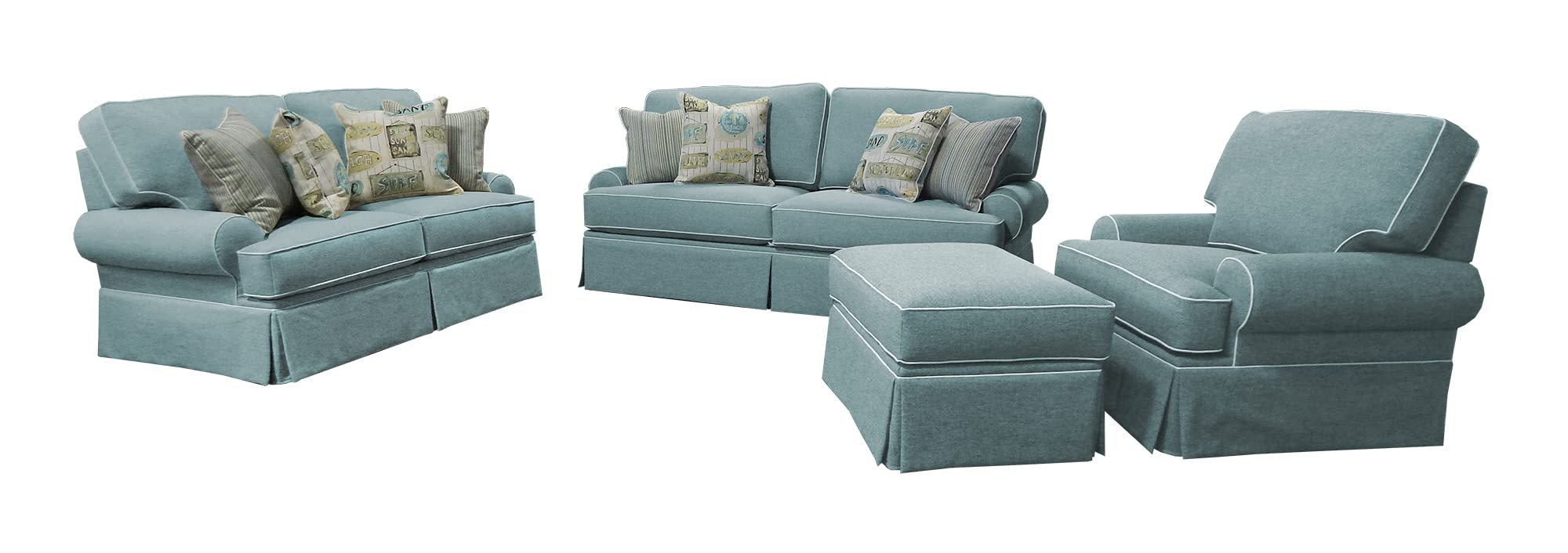 American Furniture Classics Coastal Aqua Series Sofas