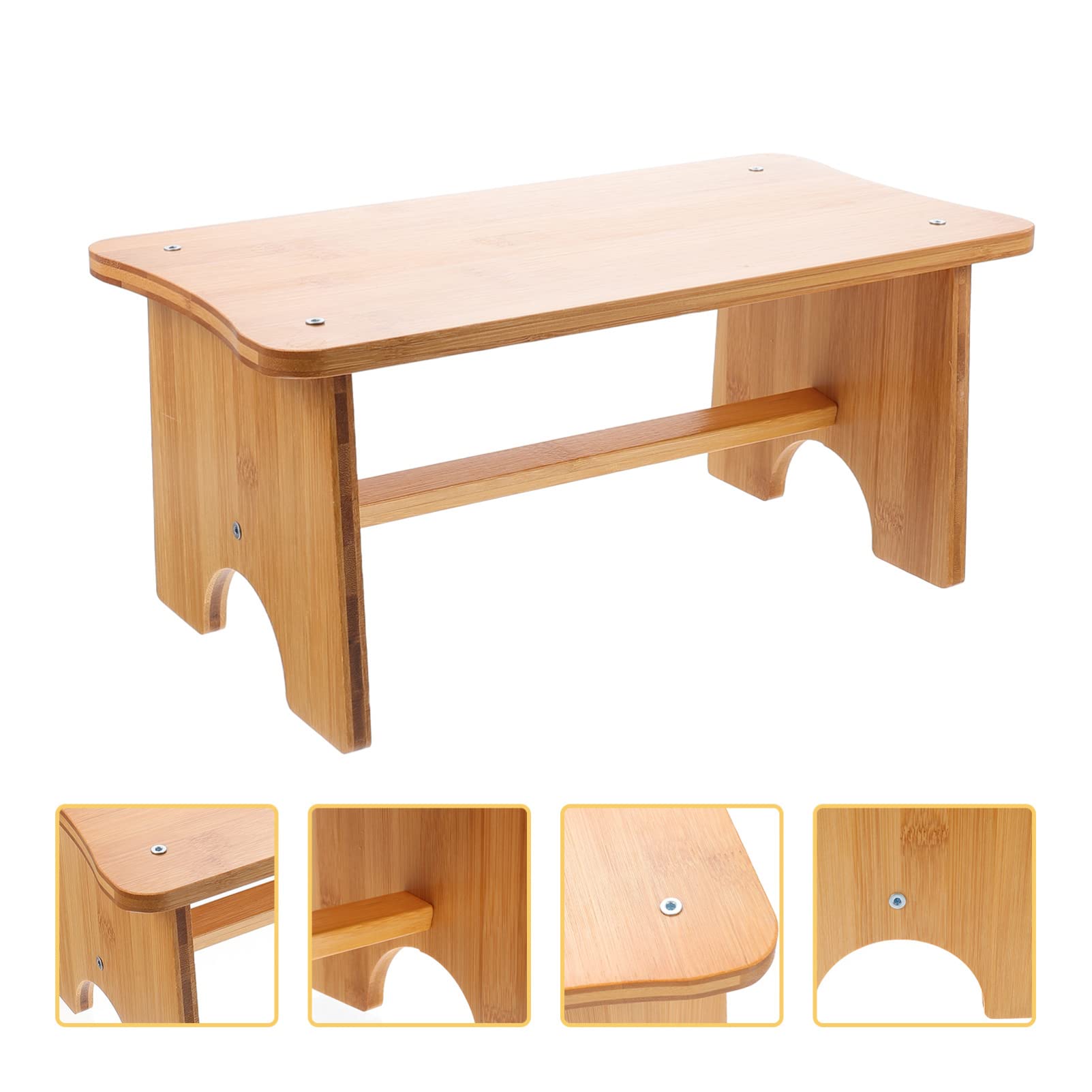 Footstool Stepping Stool Foot Stool Chairs for Kids Childs Chair Under Desk Footrest Step 2 Water Table Foot Rest Foot Support Tool Non-slip Step Stool Potty Chair Wooden Stool