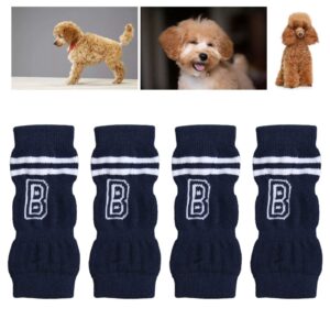 Tnfeeon Dog Leg Brace,4pcs Dog Elbow Protector Cartoon Bear Pattern Protector Warm Knee Pads for Protecting Dog Legs Wounds Injuries Sprains from Arthritis