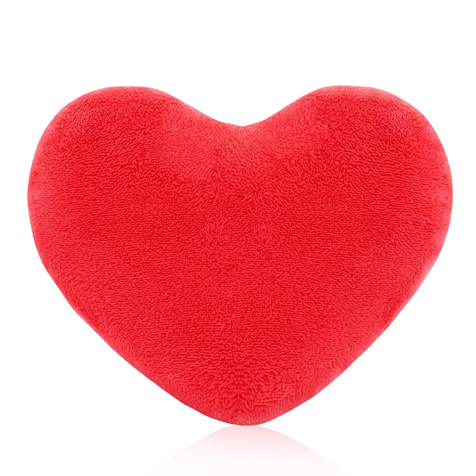 RIHUD Plush Red Heart Pillow Cute Heart Shaped Pillow Cojines Decorativos Throw Pillow Filled Plush Heart Shaped Cushions Children Friends Loved Ones Valentine Day