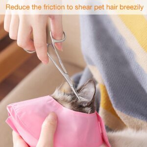 Dog Ear Hair Removal Tool, Dog Ear Plucking Tool Dog Ear Hair Remover Pets Ears Nose Hair Puller Stainless Steel Grooming Cleaning Clamp with Curved Tip Tweezers for Pet Cats Trimmer Accessories(big)