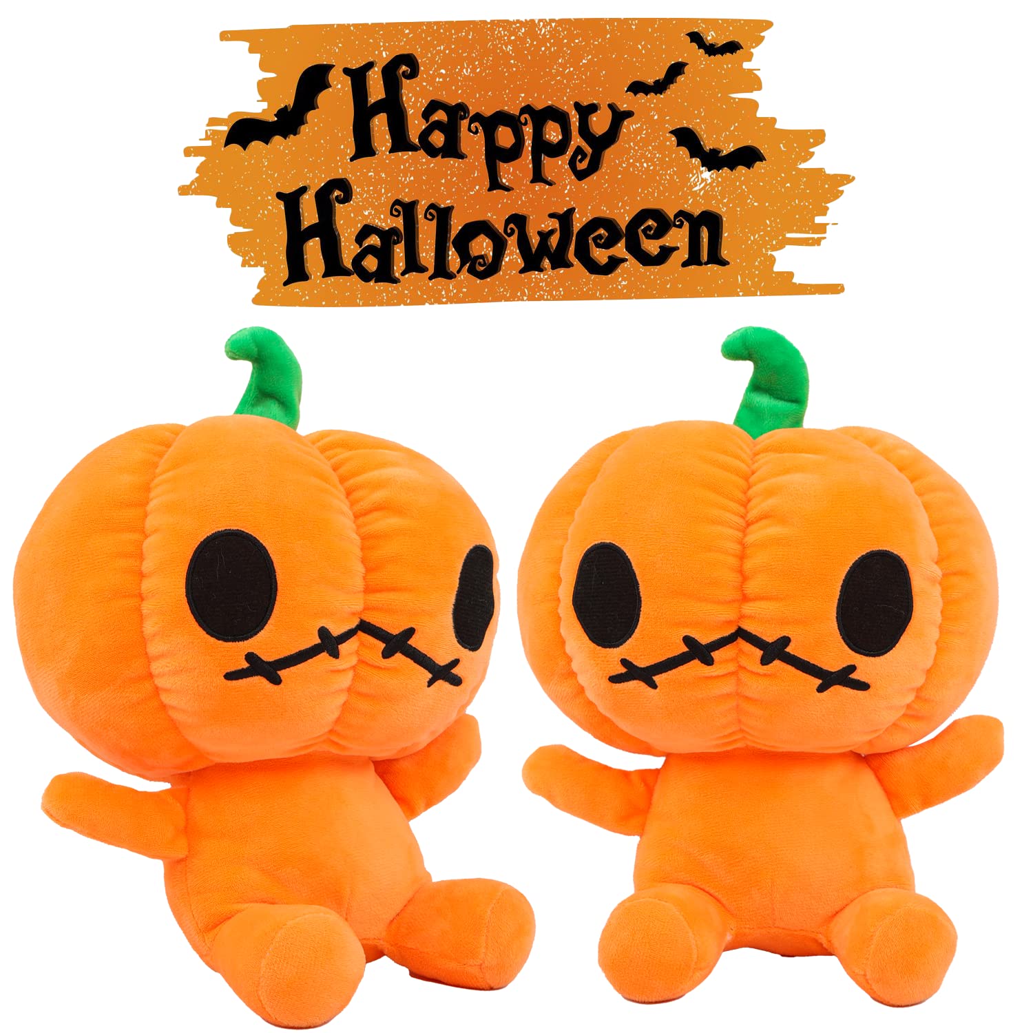 RELIGES Cute Halloween Pumpkin Head Plush Toy Pumpkin Pillow Super Soft Sofa Cushion/Halloween Pumpkin Decoration