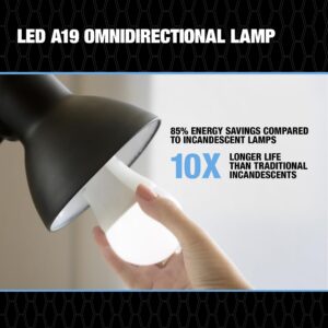 Topaz LED Light Bulb, A19, Omnidirectional, 15W, 3000K Dimmable