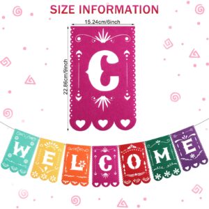 Mexican Welcome Baby Banner Fiesta Mexicano Baby Shower Small Banner Mexican Welcome Baby Felt Banner Decorations for Baby Showers, Te De Canastilla Celebrations