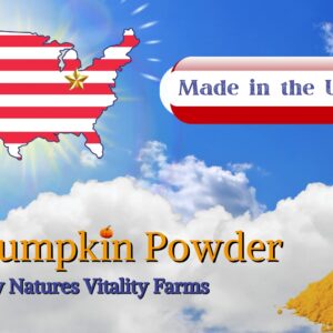 100% Pumpkin for Dogs/Cats, U.S.A. Dried Pumpkin Powder Fiber Supplement, Diarrhea/Constipation Fix, 12 Servings, Trial Packet